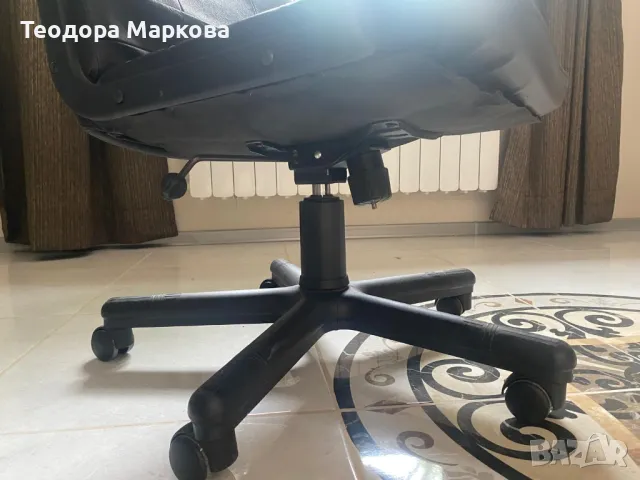 Кожен стол за бюро, снимка 4 - Столове - 50340666