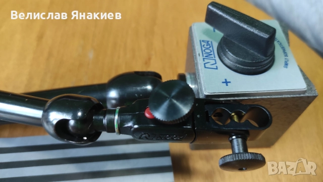 Магнитна измервателна стойка с фино регулиране, снимка 2 - Други инструменти - 51850117