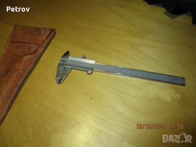 Mitutoyo - MADE IN JAPAN - ORIGINAL Mitutoyo - Японски ПРОФЕСИОНАЛЕН - ПРЕЦИЗЕН Шублер 0 - 150 mm !!