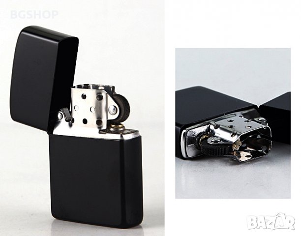 Zippo / Зиппо запалка за гравиране ( 2 Цвята ), снимка 6 - Запалки - 26821281
