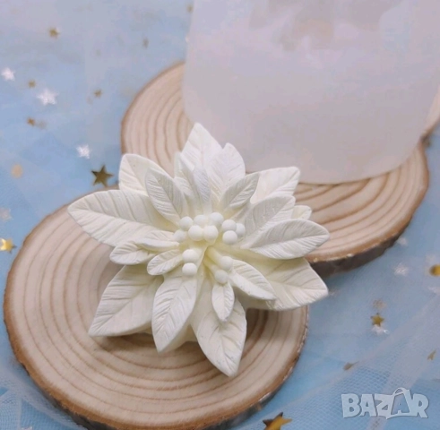 Молд коледна звезда , снимка 3 - Форми - 52188542