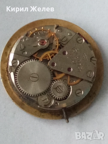 Механизъм с циферблат от стар ръчен часовник 52076, снимка 3 - Мъжки - 52260617
