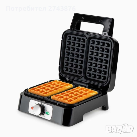 Уред за гофрети белгийска вафла Muhler MHT-1666WXL, 1600W
