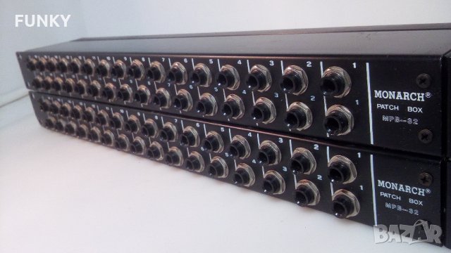 Monarch MPB-32 Patch Box - 19 Inch, 32 Inoutput Patchbay, снимка 3 - Ресийвъри, усилватели, смесителни пултове - 33483577
