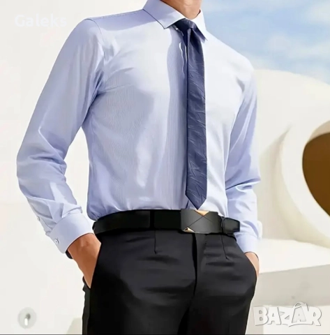 Модерен мъжки кожен колан от истинска кожа с две катарами /И стилни цветове!, снимка 13 - Колани - 51607730