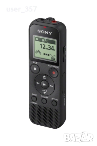 Цифров диктофон Sony ICD-PX370, разопакован, нов, с гаранция 24 месеца, снимка 3 - Други - 52814934