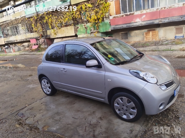 нисан микра 1.2.69коня 2010гидина, снимка 3 - Автомобили и джипове - 52389184