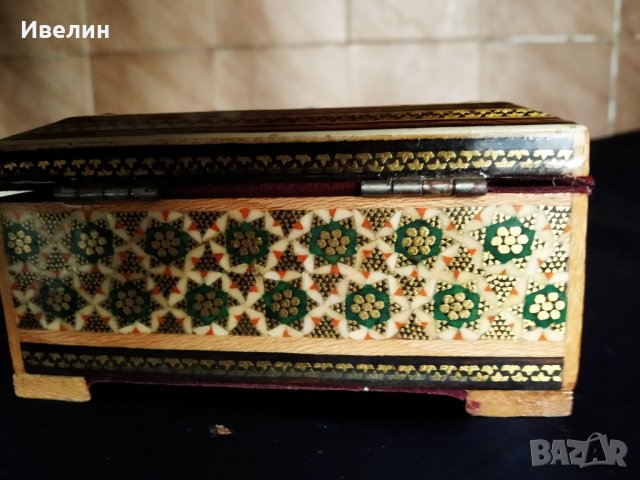 дървена кутия за бижута, снимка 7 - Антикварни и старинни предмети - 28241288