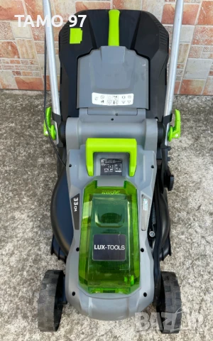 LUX A-RM-2x20 /4/33 SET - Акумулаторна косачка като нова 2x20V 4.0Ah, снимка 5 - Градинска техника - 51241147