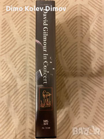 David Gilmour Live VHS HiFi Mega Rare!, снимка 3 - Други музикални жанрове - 43806300