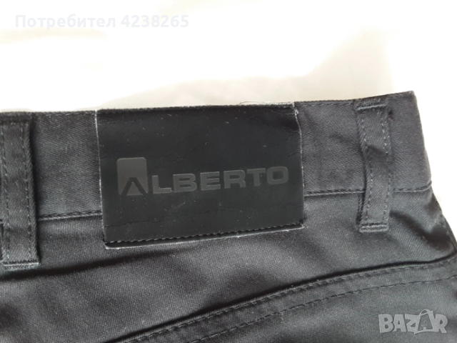 панталон "Alberto" спортно- елегантен, нов, черен, снимка 6 - Панталони - 52841334