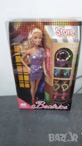 Красива кукла Барби с аксесоари, бижута и обувки в кутия, варианти - 3180, снимка 5 - Кукли - 30784336