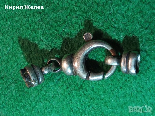 NIKOL@S 925 МАРКОВА АВТОРСКА ДИЗАЙНЕРСКА СРЕБЪРНА КАРАБИНКА СРЕБРО 925 за ЛАНЕЦ / ГРИВНА 25811, снимка 13 - Други - 39230596