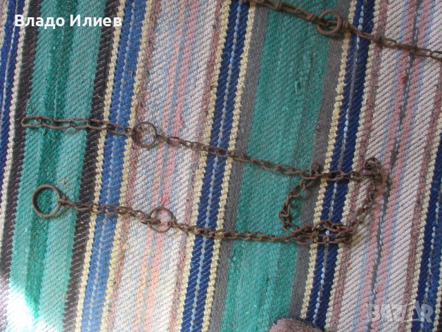 Синджири/вериги/ и каишки,служили за връзване на животни и за други цели, снимка 4 - Други стоки за дома - 41262429