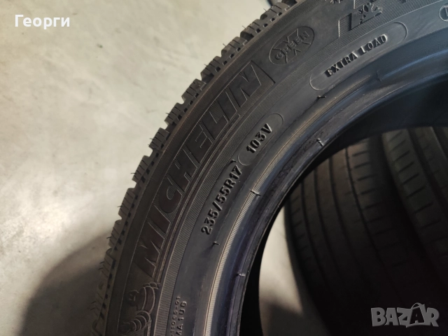 4бр.зимни гуми 235/55/17 Michelin, снимка 5 - Гуми и джанти - 52409547
