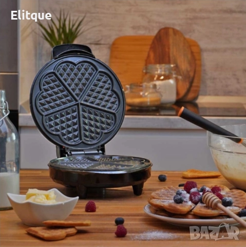 Гофретник Voltz,1200W, 5 гнезда, Инокс, снимка 2 - Друга електроника - 52889148