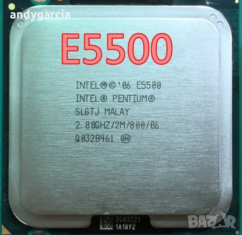  Intel® Pentium® Processor E5500 2M Cache, 2.80 GHz, 800 MHz FSB, снимка 1 - Процесори - 34660692