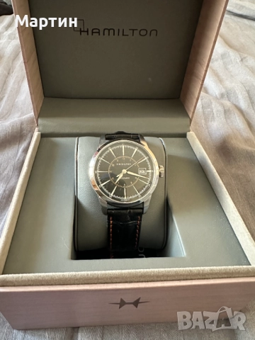 Автоматичен часовник ХАМИЛТЪН - HAMILTON - American Classic Railroad Auto - H40555731, снимка 5 - Мъжки - 52404146