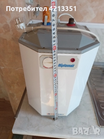 Бойлер Елдом 10 литра за монтаж под мивка, снимка 5 - Бойлери - 52113190