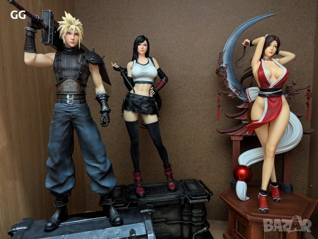 FA Studio 1/4 Scale GK Resin Statues [Cloud, Tifa, Mai Shiranui - FFVII & Street Fighter]