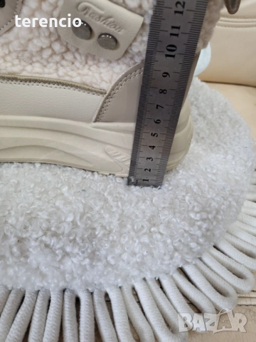 Нови боти - беж, снимка 9 - Дамски боти - 52040077