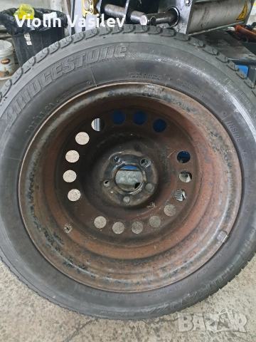 Гума Bridgestone с Джанта за Опел Мерива , снимка 4 - Гуми и джанти - 52648648