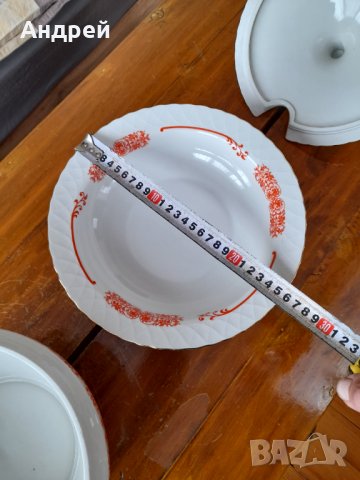 Стар Порцеланов супник #2, снимка 6 - Антикварни и старинни предмети - 32550520