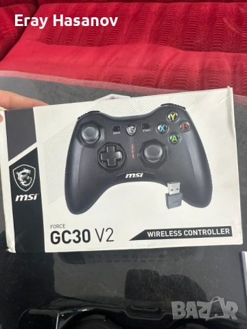 MSI Force GC30 V2 – геймпад (черен), снимка 2 - Други игри и конзоли - 53219942