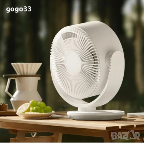 Настолен вентилатор Diplomat DFX-636, 8", 50W, 3D циркулация, 3 скорости, механично управление, снимка 2 - Вентилатори - 50972546