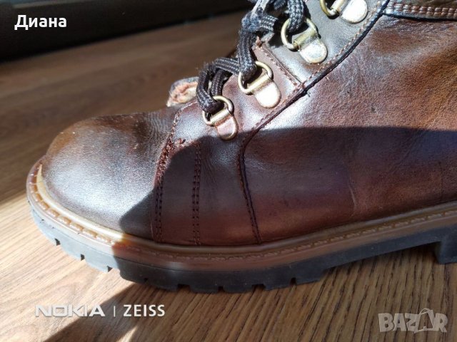 Детски зимни обувки - Ponki - ест. кожа - н.36, снимка 2 - Детски боти и ботуши - 39587279