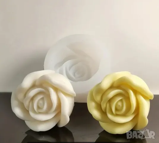 Молд голяма роза 7,2 см (2), снимка 3 - Форми - 47303200