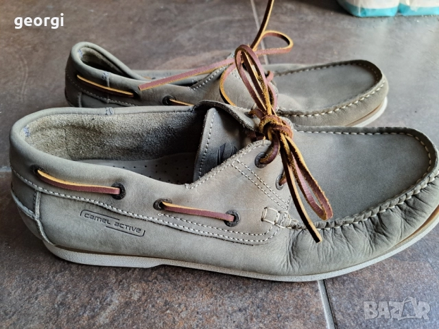 мъжки кожени обувки Camel Active 
