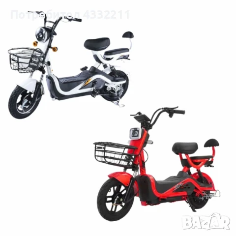 Електрически велосипед motor9 48V12AH – Максимална скорост 45 км/ч, снимка 1