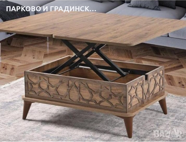 Разтегателна холна маса с метален механизъм, снимка 6 - Маси - 52567020