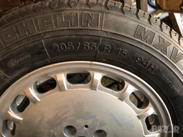 Резервна гума с джанта 5x112 7J/15/H2 ET25 W126 R107 1264003002, снимка 2 - Гуми и джанти - 50588302