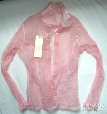 Нежна розова риза S размер подходяща за  под и над всеки един  ваш  сет , снимка 1