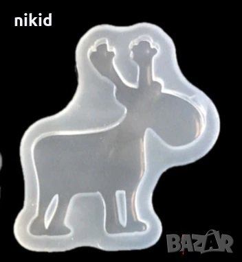 Елен Рудолф силиконов молд форма за украса декор торта смола бижута фондан шоколад глина др