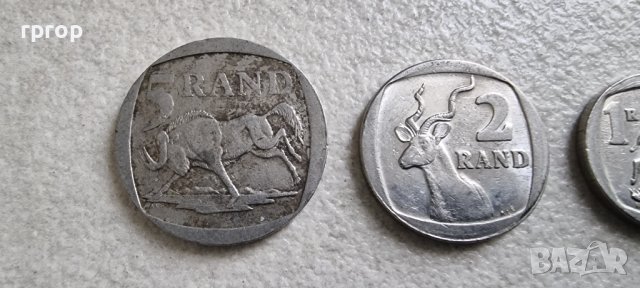 Монети. Южно Африканска Република . ЮАР. 1, 2, 5,10, 20 и 50 цента. 1, 2 и 5 ранда. По стара емисия., снимка 2 - Нумизматика и бонистика - 42284246