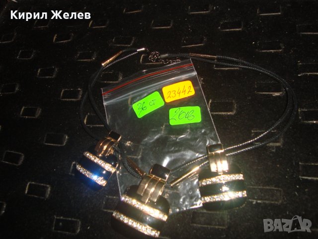 ФЕШЪН АРТ ОГЪРЛИЦА ЕМАЙЛ и КРИСТАЛИ 23442, снимка 5 - Колиета, медальони, синджири - 33395607