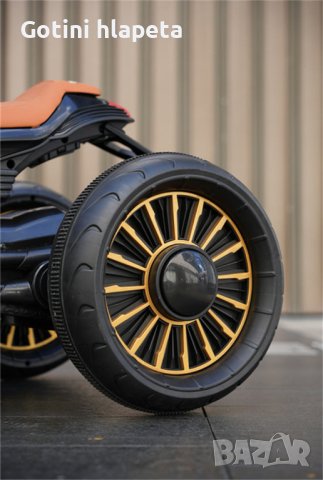 Акумулаторен MOTOR ТУРБО 12V батерия,MP3 плейър, с меки гуми с Кожена седалка, снимка 9 - Детски велосипеди, триколки и коли - 43657792