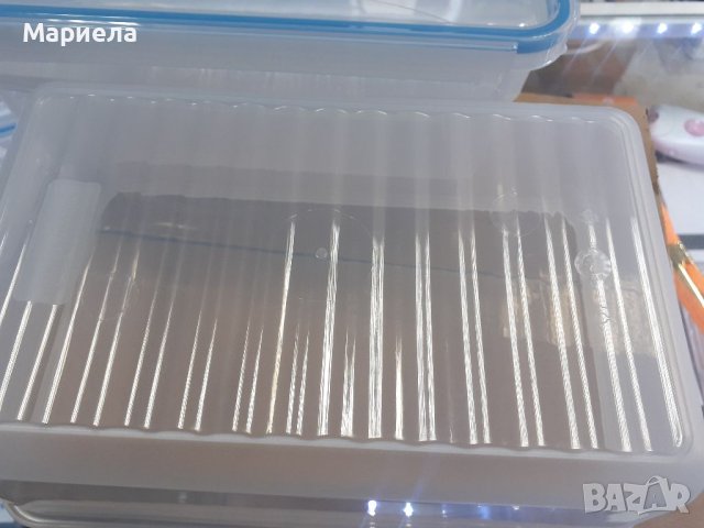 Комплект кутии за храна с щипки 2x2л, контейнери за храна BPA free  , Херметични кутии за съхранение, снимка 10 - Кутии за съхранение - 40839815