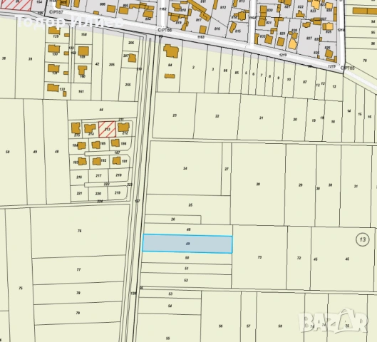 Земеделска земя с инвестиционен потенциал до регулация – с. Крумово