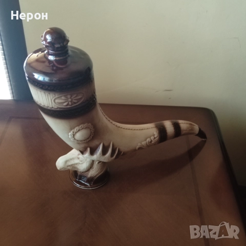 Сервиз за ракия керамичен ,декантер, снимка 3 - Сервизи - 52508458