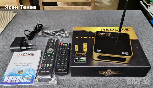 Сателитен приемник Redline Golden Box, снимка 2 - Приемници и антени - 53483095