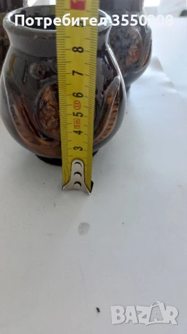 Чаши керамика, 3 броя, снимка 8 - Чаши - 51148978