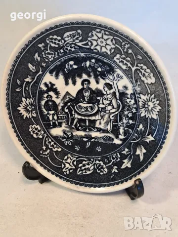 холандска декоративна порцеланова чиния 22/4, снимка 2 - Декорация за дома - 49219271