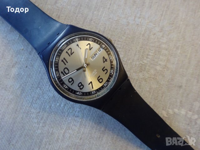 Мъжки кварцов часовник SWATCH с нова батерия, снимка 2 - Мъжки - 38053377