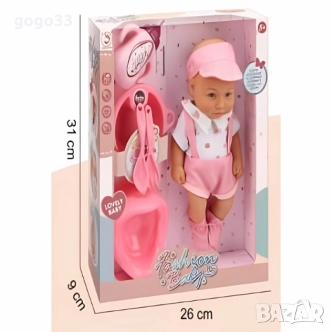 Реалистична кукла бебе Fashion Baby, снимка 5 - Кукли - 51359500