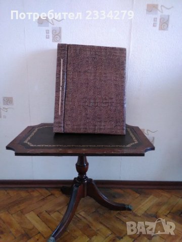 Книга,скица кожена,ръчно изработена,поръчкова,размер: 45х35см., снимка 1 - Антикварни и старинни предмети - 37268024
