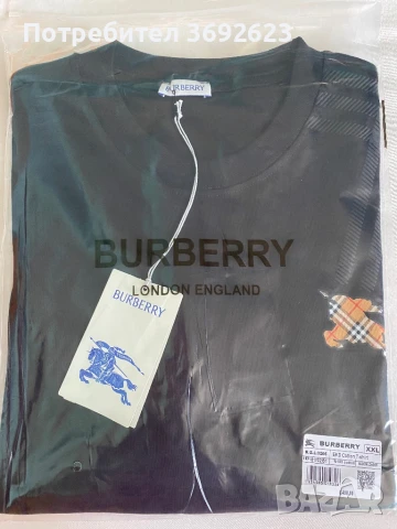 Мъжка тениска BURBERRY, снимка 3 - Тениски - 50734115